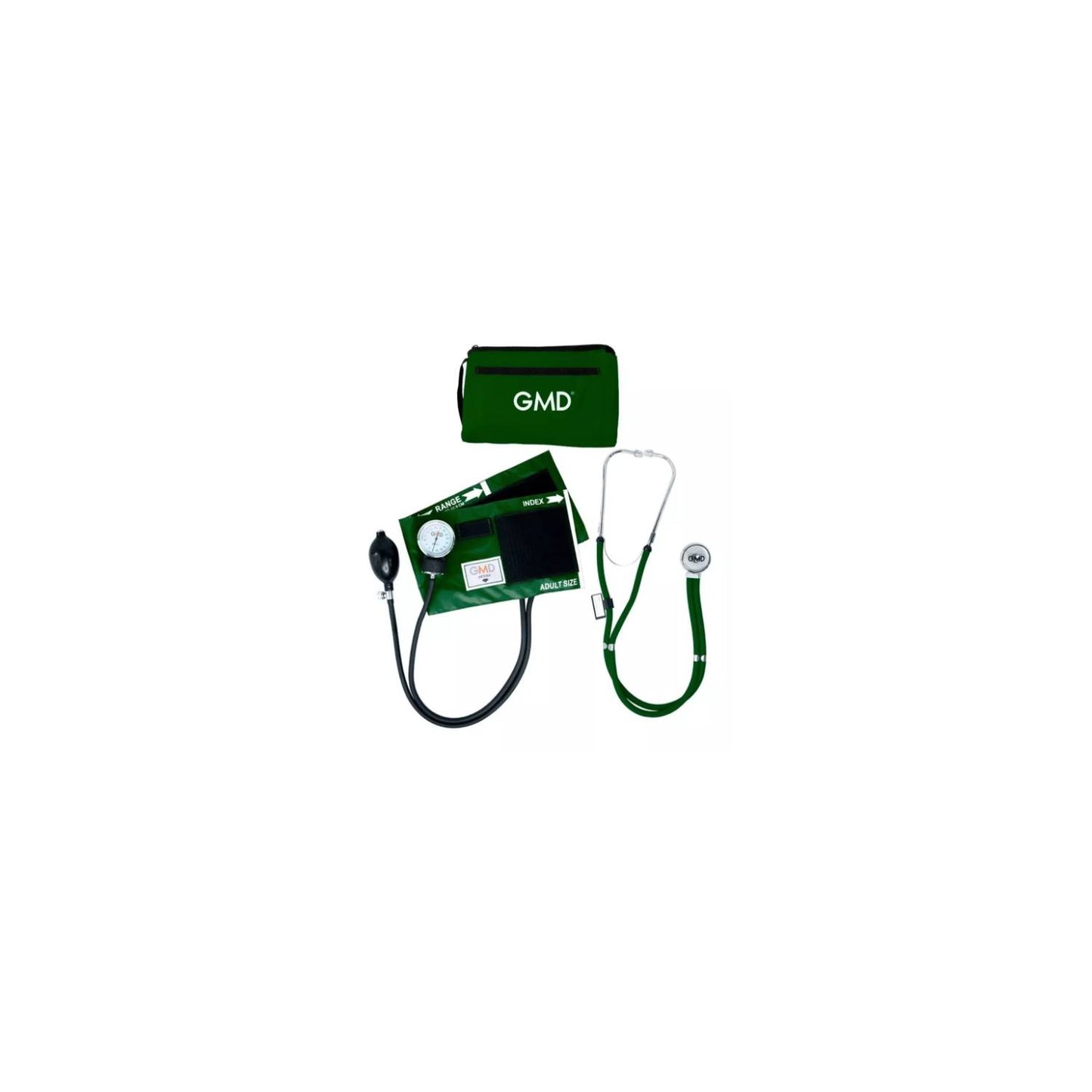 Kit Tensiometro Y Fonendoscopio Rappaport Verde Oscuro