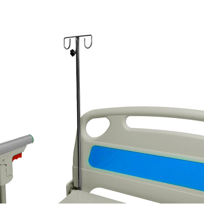 Cama Hospitalaria Electrica, barandas plegabes en aluminio, altura graduable phy