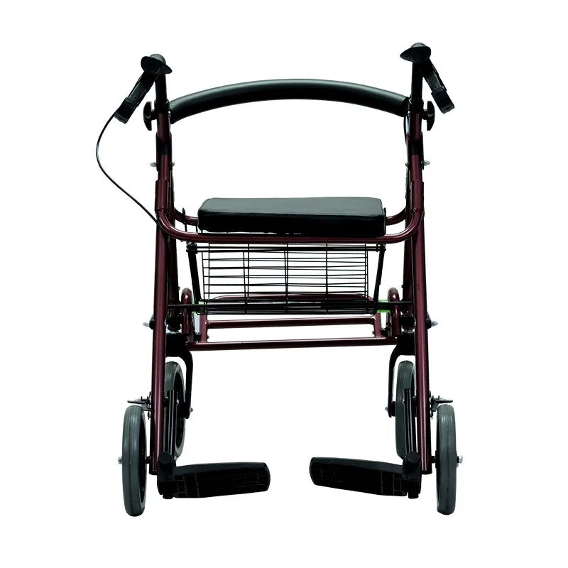 Caminador Rollator 4 Ruedas Con Silla Y Reposa Pies  Ref-Ft410