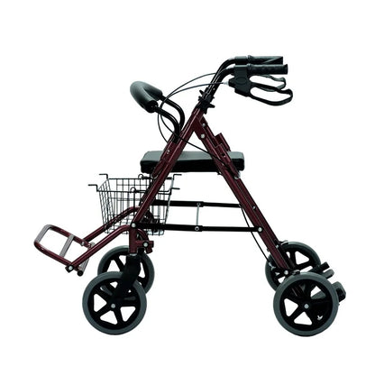 Caminador Rollator 4 Ruedas Con Silla Y Reposa Pies  Ref-Ft410