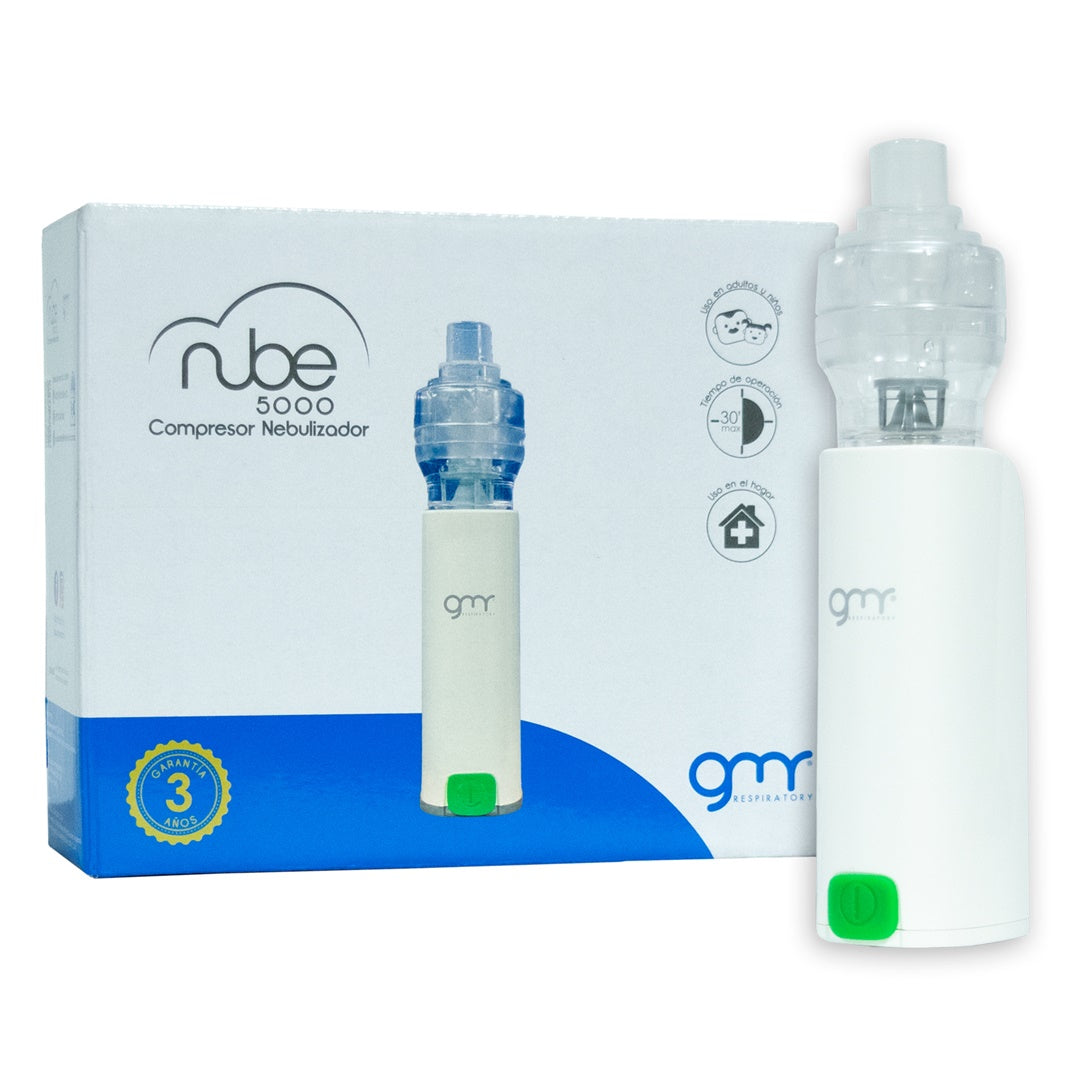 Compresor Nebulizador Pórtatil Recargable Nube 5000